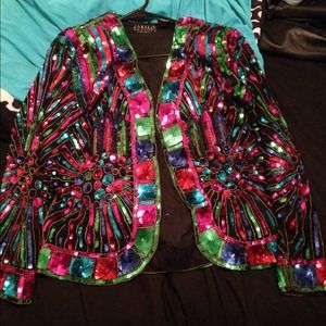 Vintage sequin blazer!