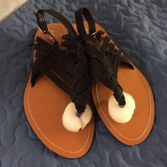 Black sandals