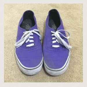 Men's Size 12 Purple Vans
