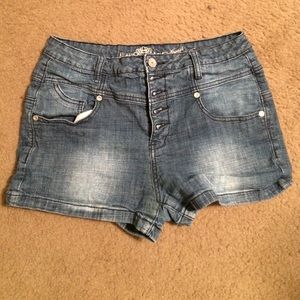 High waisted shorts