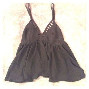 Bundle Cute black top and little romper