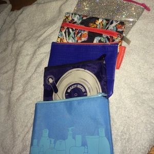 BUNDLE 5 ipsy makeup bags