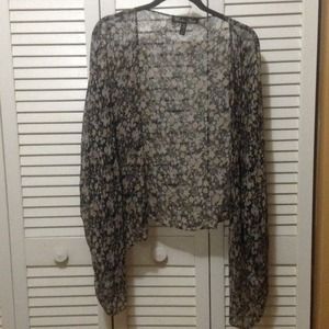 Winter Kate Condor Floral Shrug