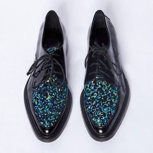 Leather Sparkle Brogues