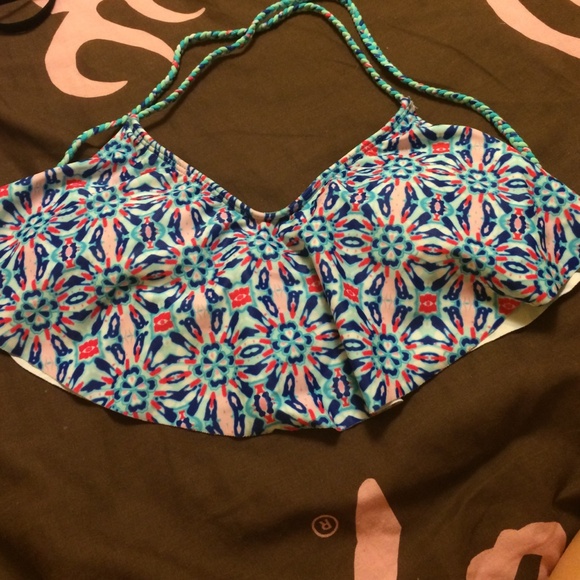 Flowy bikini top