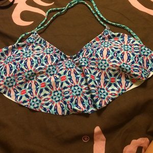 Flowy bikini top