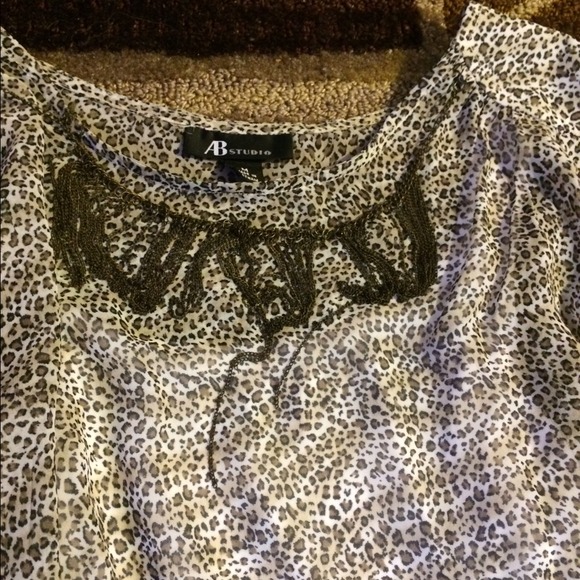 SOLD Cheetah Print Dress - Picture 2 of 3
