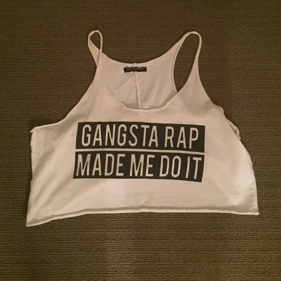 Brandy Melville Gangsta Rap Made Me Do It Tank - Picture 1 of 4