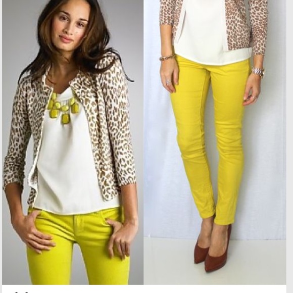 Rue21 Pants - 🍭bundle🆕 Rue 21 yellow jeans skinny & necklace
