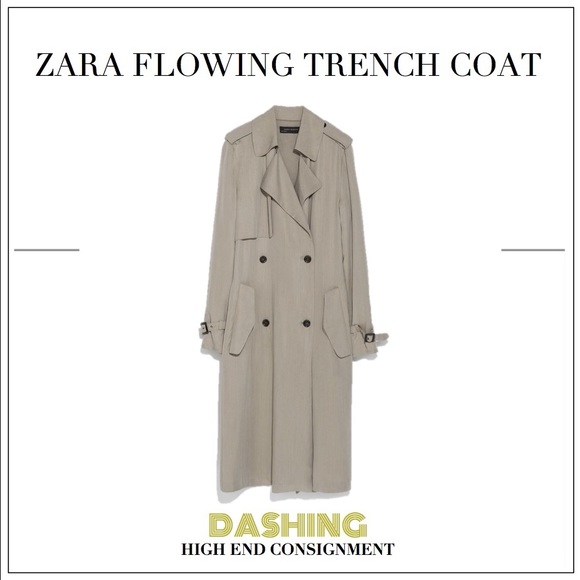 Zara Flowing Trench Coat