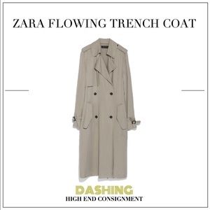 Zara Flowing Trench Coat