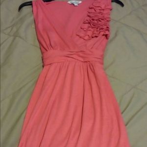 Coral knee high dress