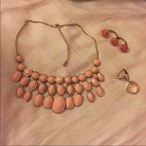 Necklace & rings bundle
