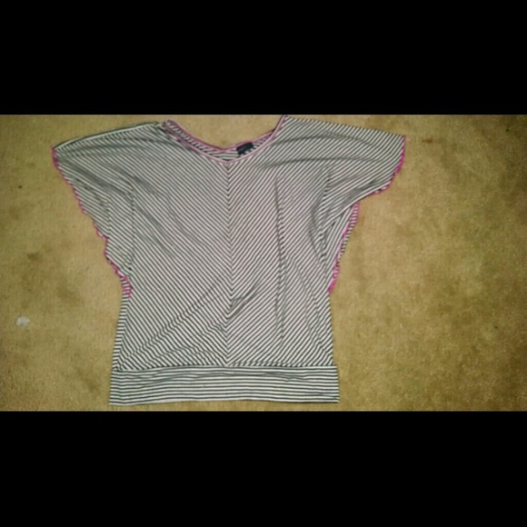 Black and white striped shirt