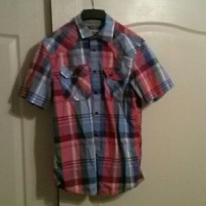 Men's Short sleeve button-up shirt