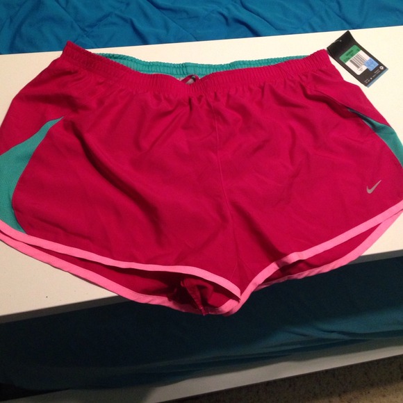 New Nike pink shorts.