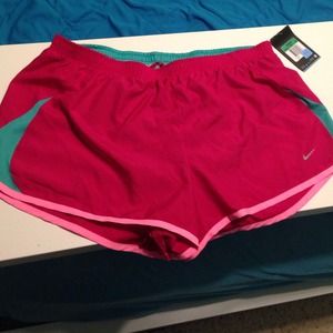 New Nike pink shorts.