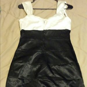 Black and white dress