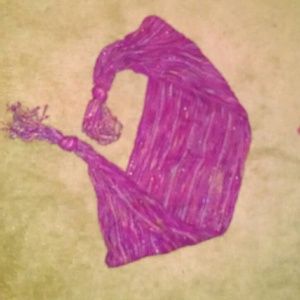 Purple scarf