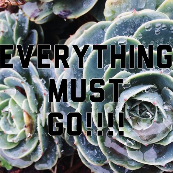 MUST SELL EVERYTHING!