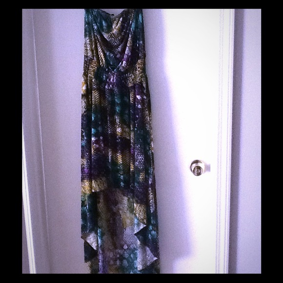 Strapless Hi Lo Dress