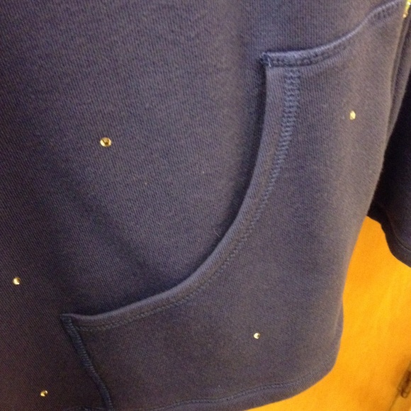 ❌❌SOLD in bundle Quacker Factory Blue&Green Hoodie - Picture 3 of 4