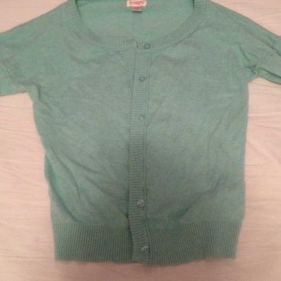 Teal sweater