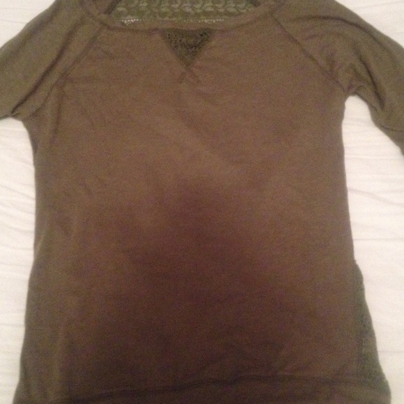 Green lace shirt