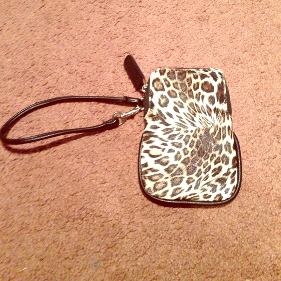 Cheetah phone and wallet wristlet