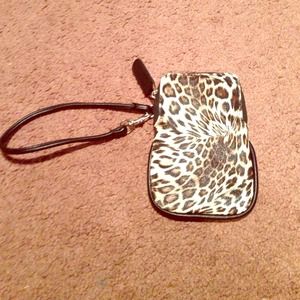 Cheetah phone and wallet wristlet