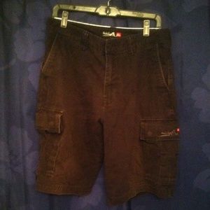 Black Quiksilver Cargo Shorts