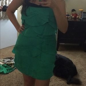 Sea foam green BCBG dress