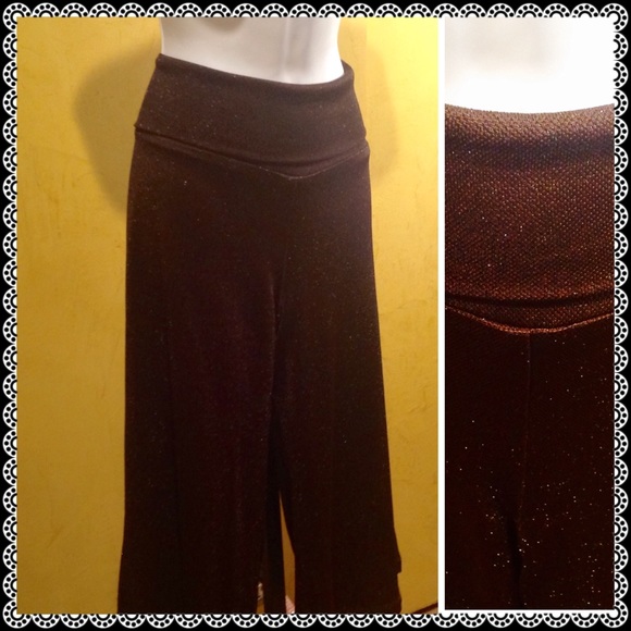 CACHE Dresses & Skirts - THE VINTAGE PANT SKIRT CHOCOLATE ICE GLITTER
