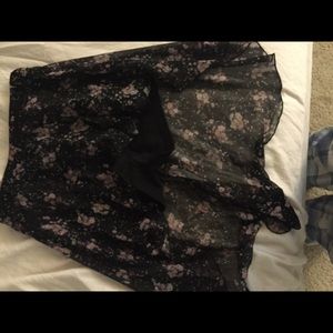 High low shirt skirt never worn