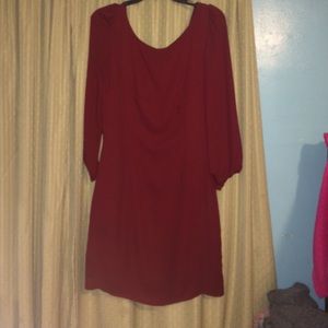 Burgundy Dress