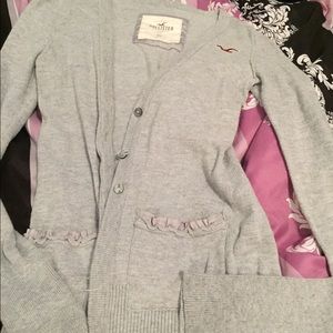 Light grey Hollister cardigan