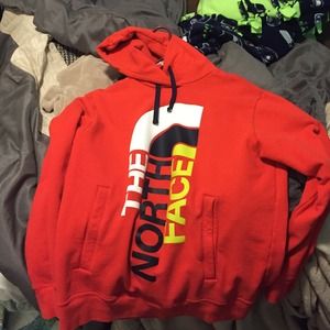Size men's L north face sweatshirt