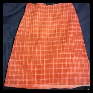 Prada plaid skirt