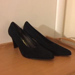 Salvatore Ferragamo Suede Pumps