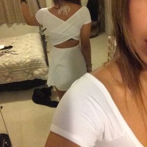 BM white dress