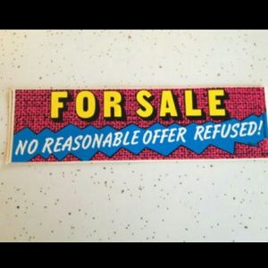 Now accepting offers.