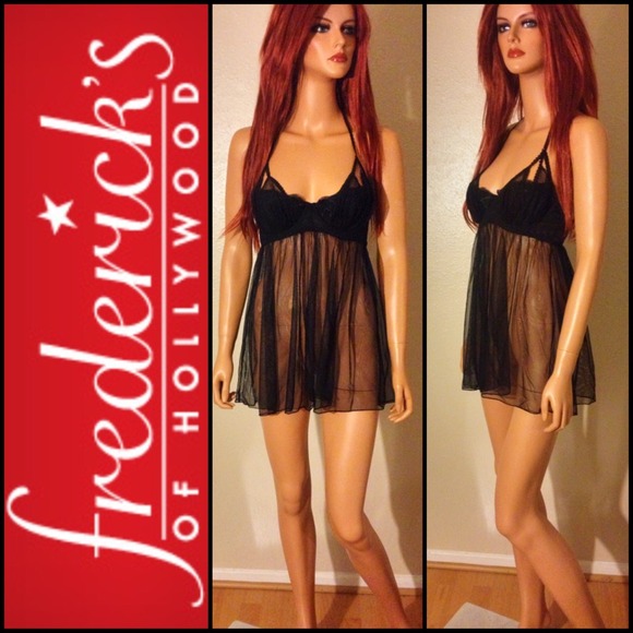 FREDERICKS New Sexy Black Lingerie - Picture 2 of 4