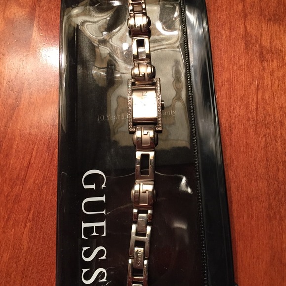 Silver guess watch