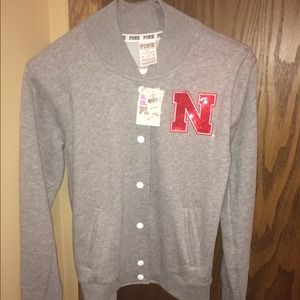 Grey husker PINK jacket