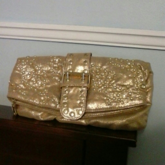 Gold Bling Clutch