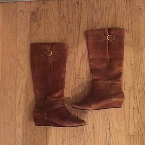 Steve Madden Intyce Tan Leather Boots