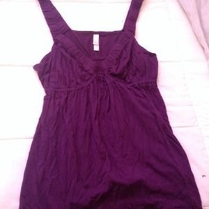 Plum colored baby doll shirt
