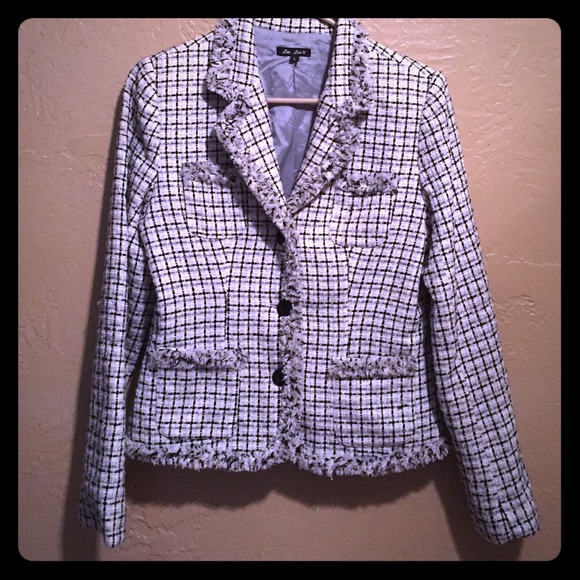 Tweed-like jacket
