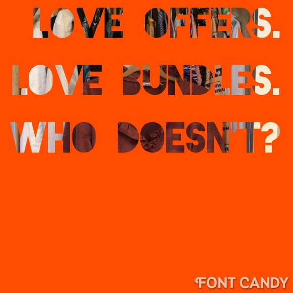 Make offers. Make bundles!