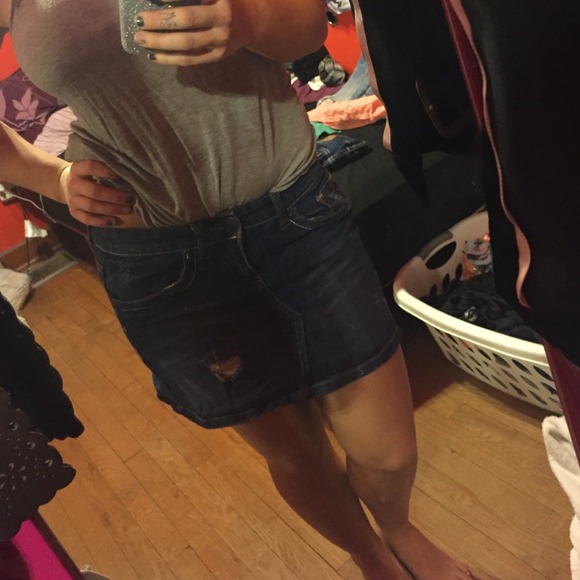 Jean skirt
